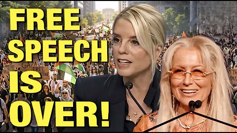 Pam Bondi BRAGS About Prosecuting Americans For Anti-Israel Speech!