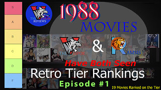 1988 Movies Seen by Vespor and Ramsis | Retro Tier Ranking List | Episode 1