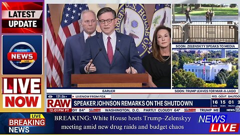 BREAKING: White House hosts Trump–Zelenskyy meeting amid new drug raids and budget chaos #News