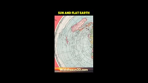 The sun and the flat earth