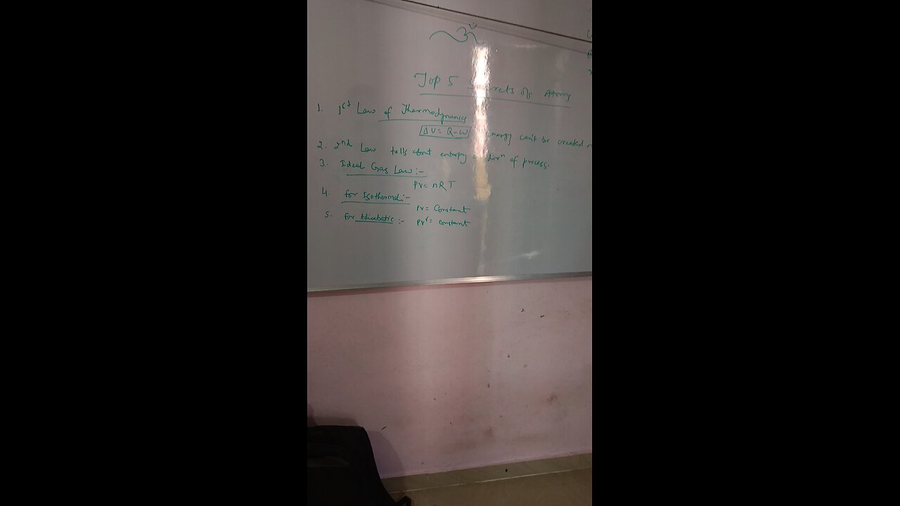 Top 5 secret tricks for Thermodynamics