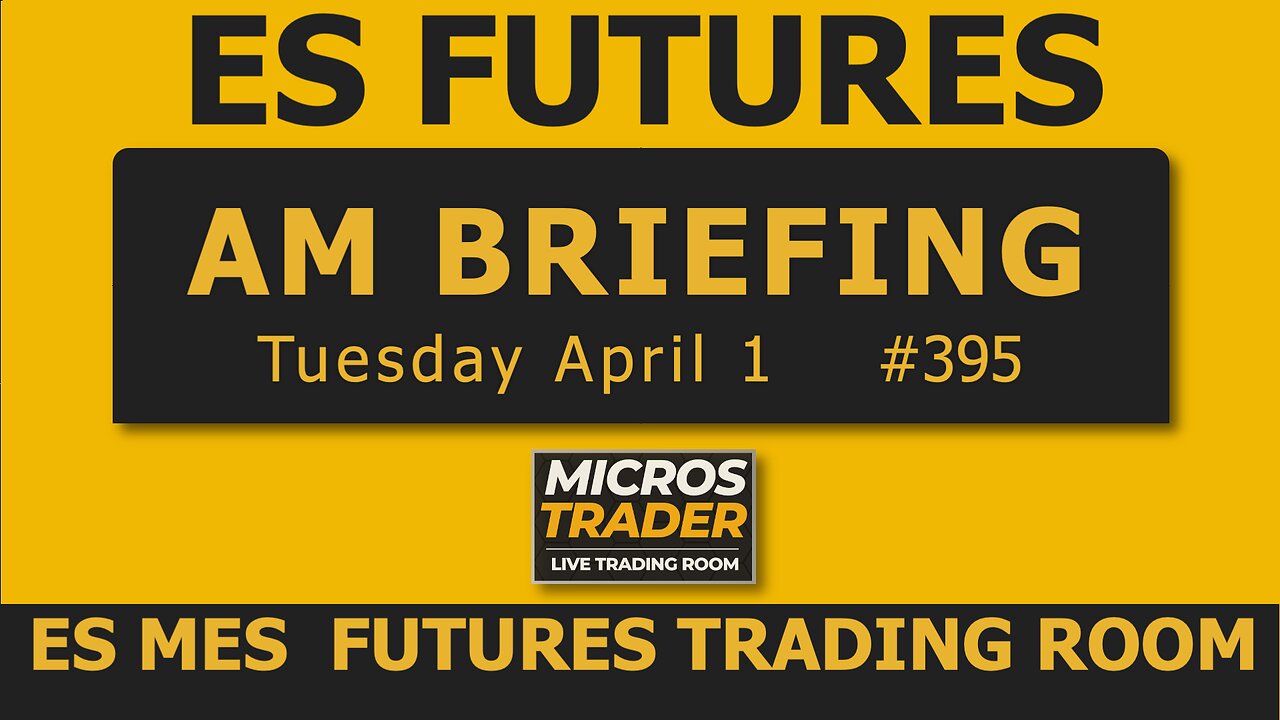 Tue ES MES Technical Analysis, Tips, Key Levels, Trading Room, & Scalping System 04/01/2025