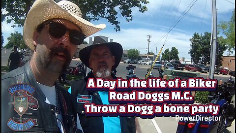 A Day in the life of a Biker Road Doggs M.C. Throw a Dogg a bone party #theoutlawpreacher