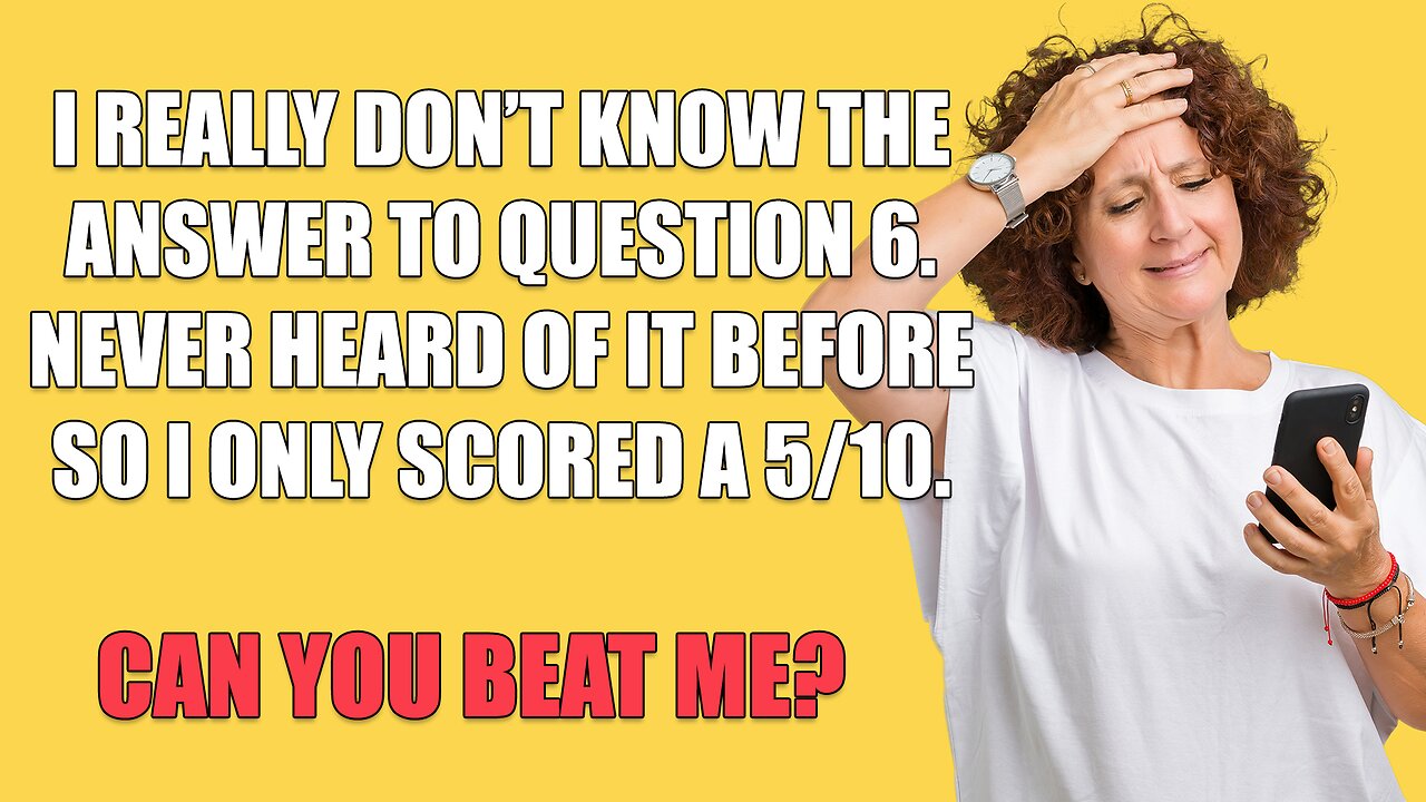 Hard Mixed Trivia