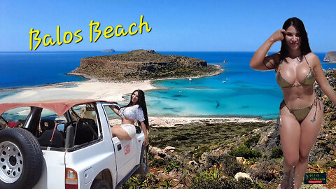 Jeep Safari Tour to Balos Beach 💦|Isla creta 🇬🇷