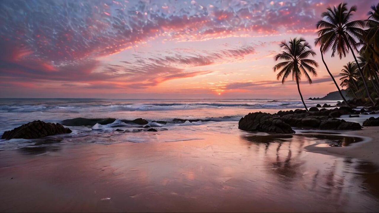 Serene Sunsets |Stress Relief| Peaceful & Soothing Ambient Music for Deep Relaxation