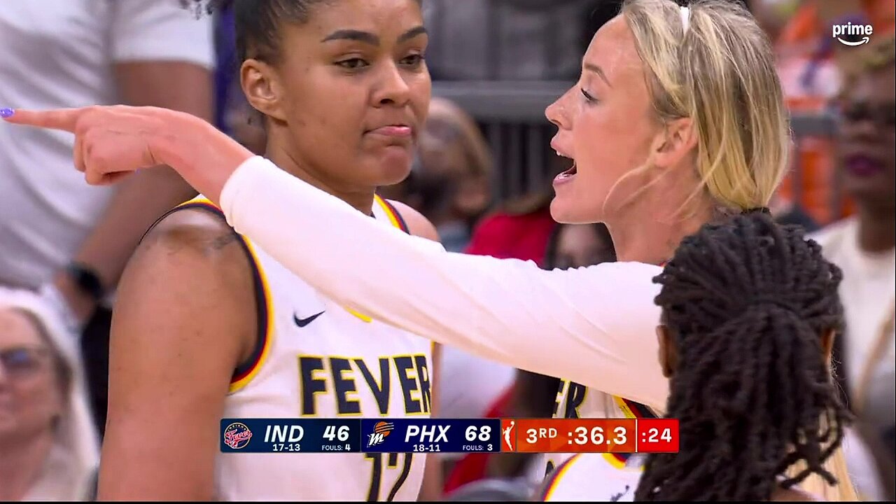 👀 Sophie Cunningham HEATED at DeWanna Bonner & Satou Sabally | Indiana Fever WNBA womens basketball