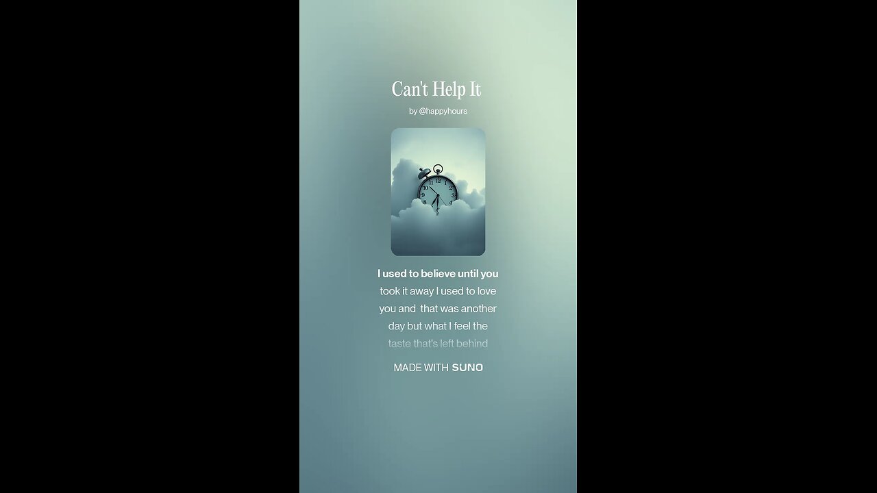 Can't Help It