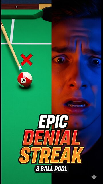 When your opponent's denial streak is so epic you can't even be mad. 😅 What a run!