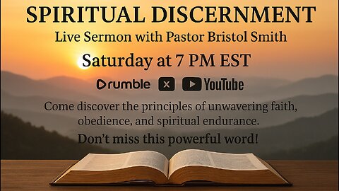 3 Keys To A Faithful Life: Week 3: Spiritual Discernment: Pastor Bristol Smith