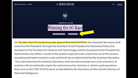 WINNING THE 6G RACE - THE NEXT PLANDEMIC 2026-2027