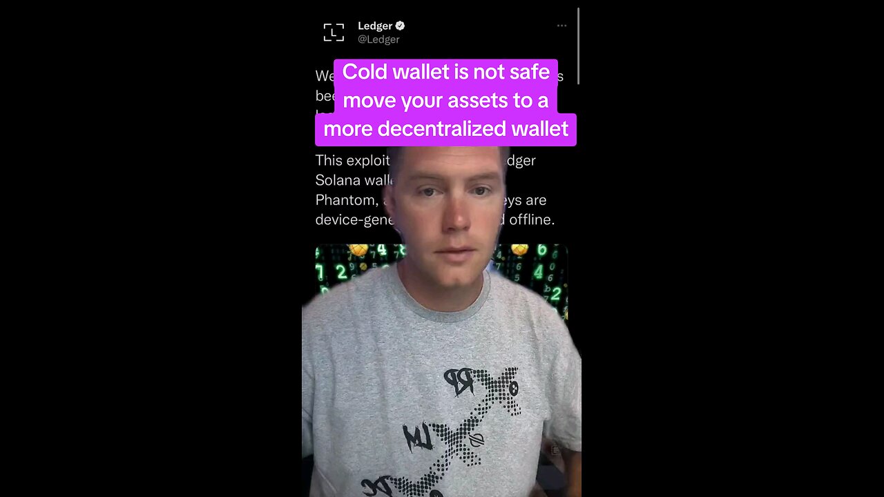 Cold wallet is not safe move your assets to a more decentralized wallet.