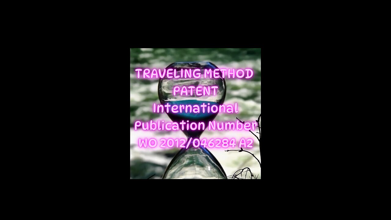 TRAVELING METHOD PATENT