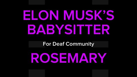 Elon Musk’s Babysitter Rosemary Reveals! 😱