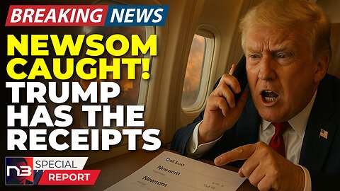 🚨BREAKING: Newsom CAUGHT In Massive Lie - Trump Has Receipts That Will End His Career Forever