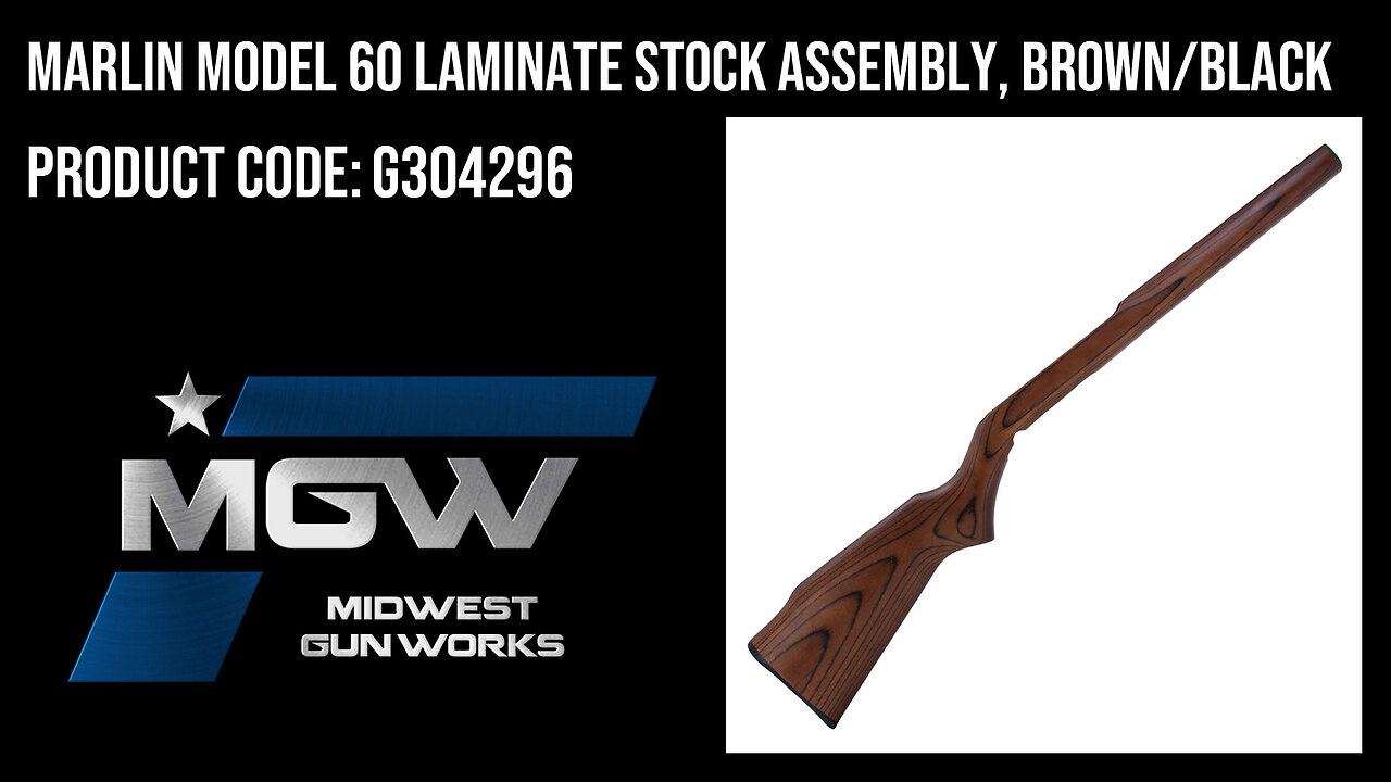 Marlin Model 60 Laminate Stock Assembly, Brown/Black - G304296