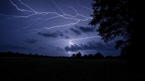 THUNDER LIGHTNING SLEEP STREAM LIVE!! 4K