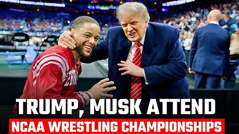 LIVE: President Trump, Elon Musk attend NCAA Wrestling Championship in Philadelphia | USA | America