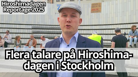Reportage: Manifestation för Hiroshimadagen - Flera talare