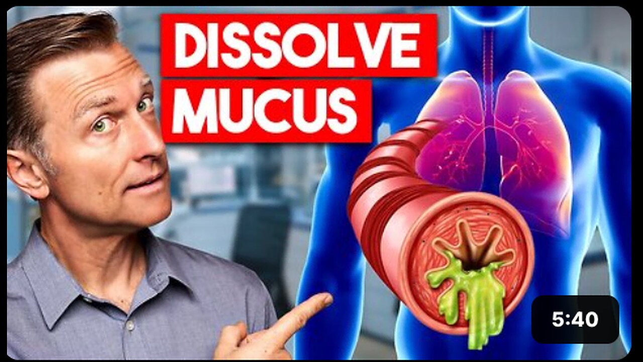 Clear Respiratory Mucus: Dr. Berg on Bronchitis and Lung Congestion