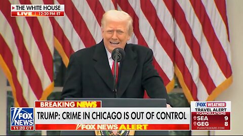 Trump Drops SAVAGE Joke About Gov. Pritzker