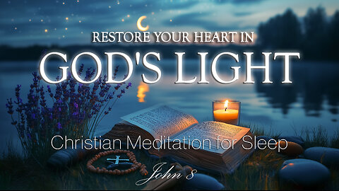 Bible Sleep Meditation | Restore Your Heart in God’s Light, Deep Sleep for Weary Souls