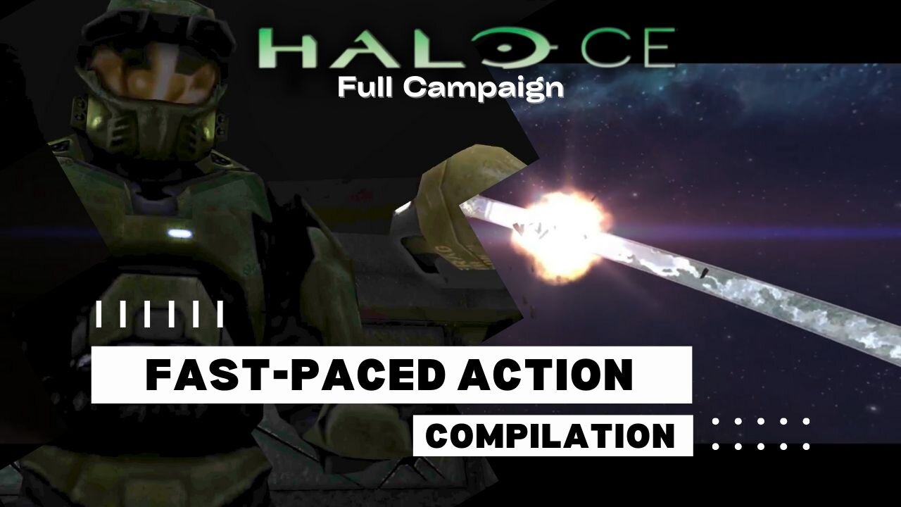 Halo CE: Full Campaign | Fast-Paced Action Compilation - Classic Nostalgia