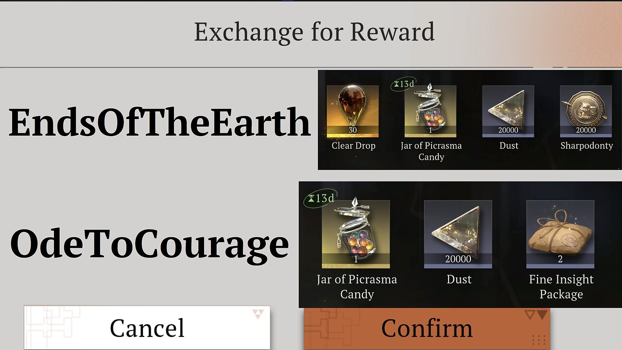 September 8, 2025 Clear Drop + Item Code (Reverse 1999)