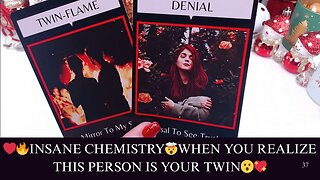 ❤️‍🔥INSANE CHEMISTRY🤯WHEN YOU REALIZE THIS PERSON IS YOUR TWIN😮💖COLLECTIVE LOVE TAROT💖