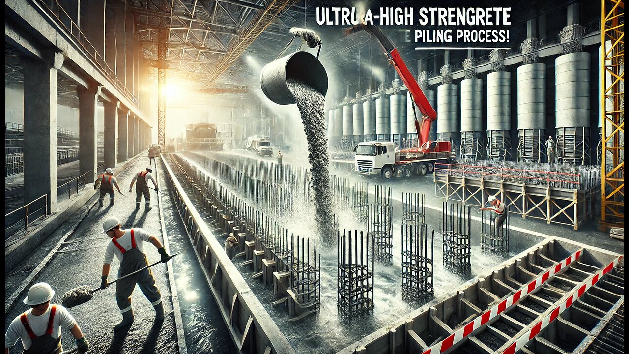 Manufacturing Process Of Ultra High Strength Concrete Piles
