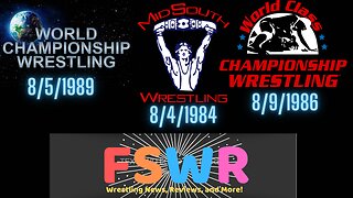 Classic Wrestling: NWA WCW 8/5/89, Mid-South Wrestling 8/4/84, WCCW 8/9/86 Recap/Review/Results