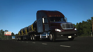 ATS | Freightliner Columbia | Springfield MO to Rolla MO | Aircraft Engines 15,199lb
