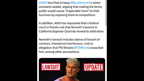 AEW Hiding Ryan Nemeth's Contract? What Are They Afraid Of?! #shorts