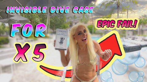 Bikini Girl Zoey’s Underwater Test FAIL?! X5 Dive Case Disaster 💦🫠 