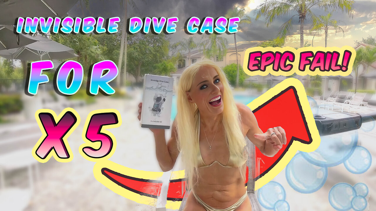 Bikini Girl Zoey’s Underwater Test FAIL?! X5 Dive Case Disaster 💦🫠