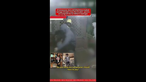 Homeowner kills 3 masked teens in break-in; now faces $2M lawsuit from parents. #news #japdmedia