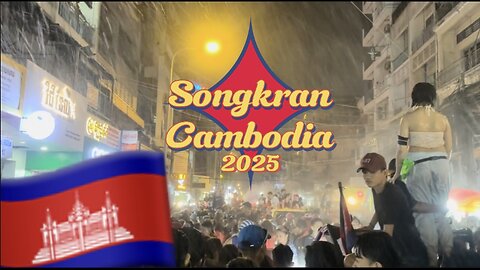 🇰🇭¡El Combate! Songkran en Camboya 2025 🌊🔫