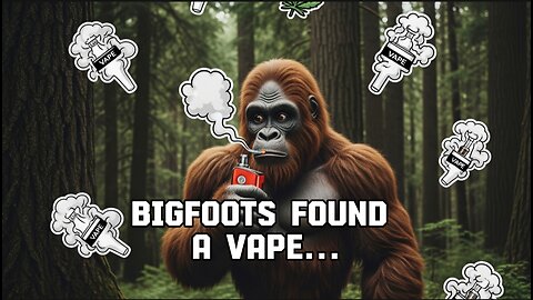 Bigfoots vaping deep in the jungle with cinematic shots that look straight out of Hollywood!