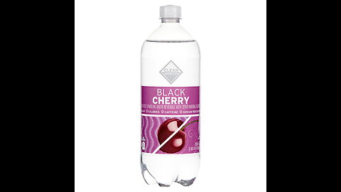Clear American Black Cherry 🍒 Sparkling Flavored Water Review Bruh!