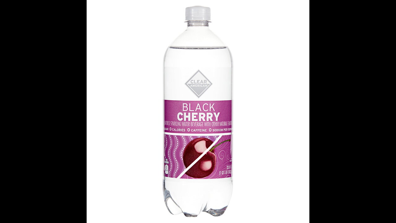 Clear American Black Cherry 🍒 Sparkling Flavored Water Review Bruh!