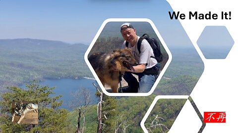 Breathtaking Blue Ridge Hike with My German Shepherd | Table Rock Trail