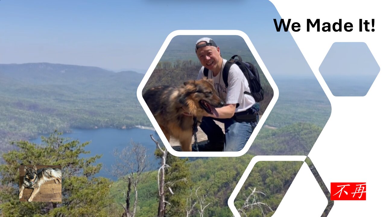 Breathtaking Blue Ridge Hike with My German Shepherd | Table Rock Trail