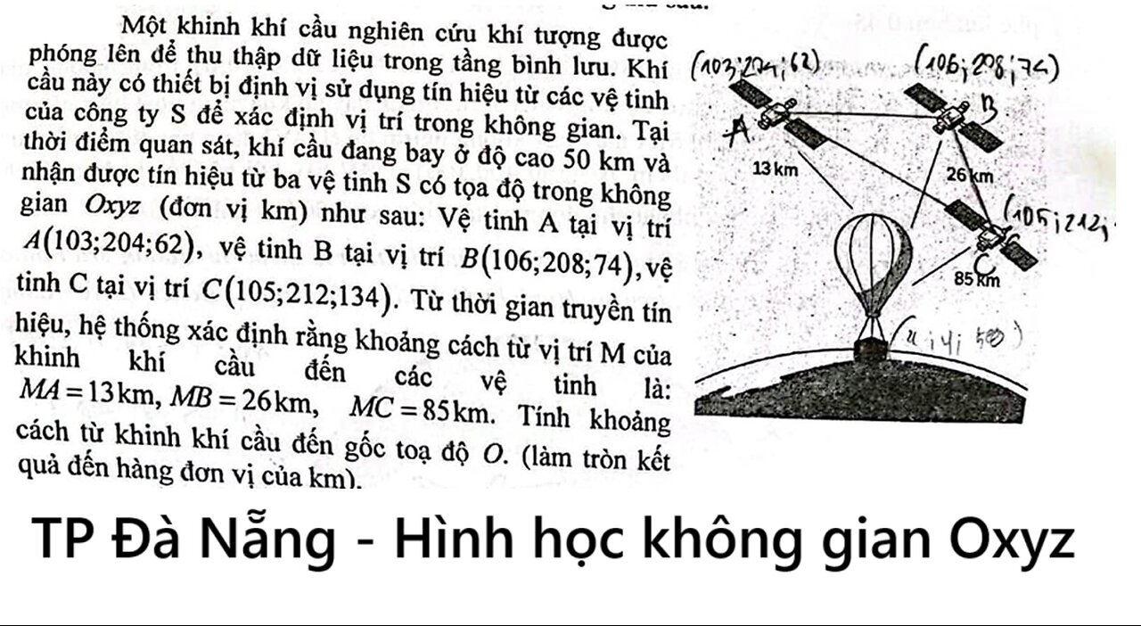 TP Đà Nẵng: Một khinh khí cầu nghiên cứu khí tượng được phóng lên để thu nhập dữ liệu trong tầng