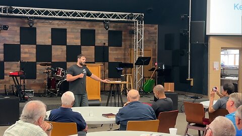 Speaking at DBC Men's Breakfast