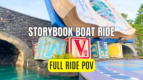 Storybook Boat Ride POV | Disneyland Paris (Le Pays des Contes de Fées 2025)