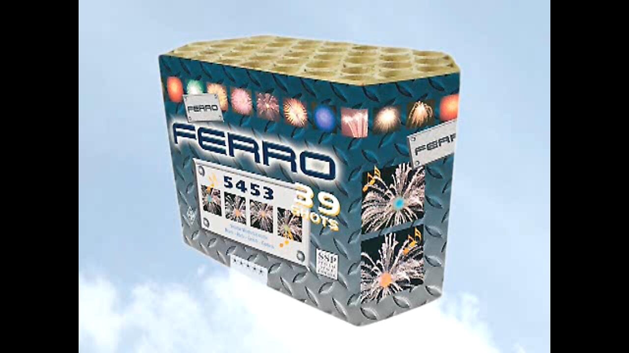BKV - Ferro 5453 - 39 Schots Vuurwerk Cake