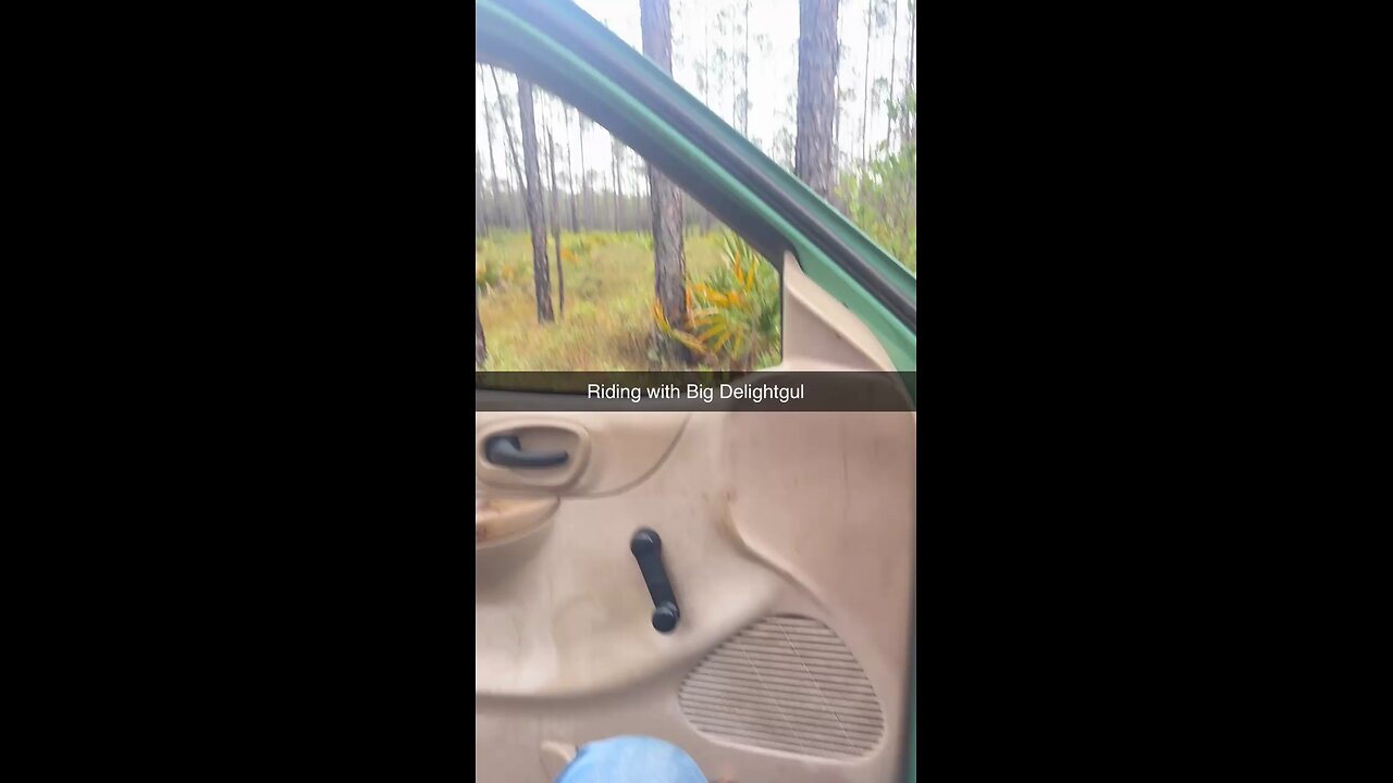 Riding with big delightful