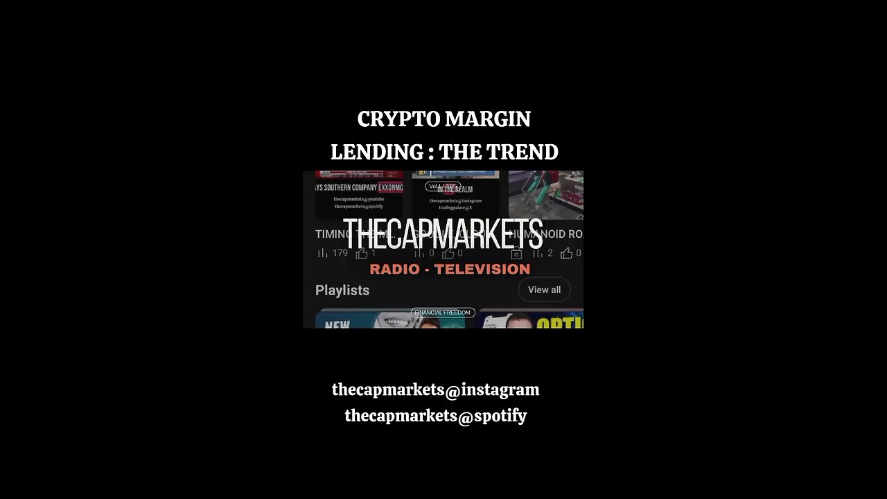 CRYPTO MARGIN LENDING : THE TREND