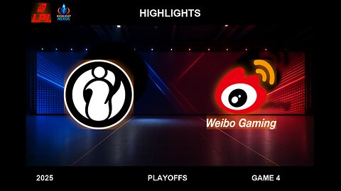 IG vs WBG Game 4 Highlights - LPL Playoffs 2025 - Invictus Gaming vs Weibo Gaming