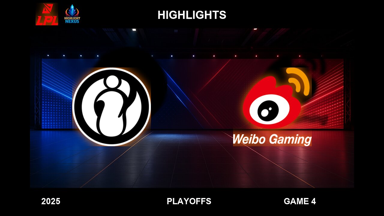 IG vs WBG Game 4 Highlights - LPL Playoffs 2025 - Invictus Gaming vs Weibo Gaming